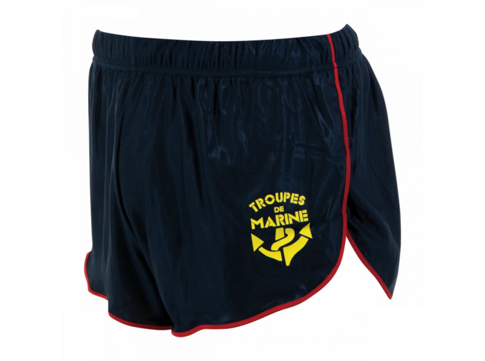 Short militaire Troupes de Marine bleu marine - Cooldry sérigraphie