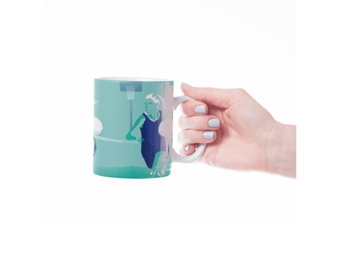 Tasse ou mug de basketball "Axelle fait du basket" - Personnalisable