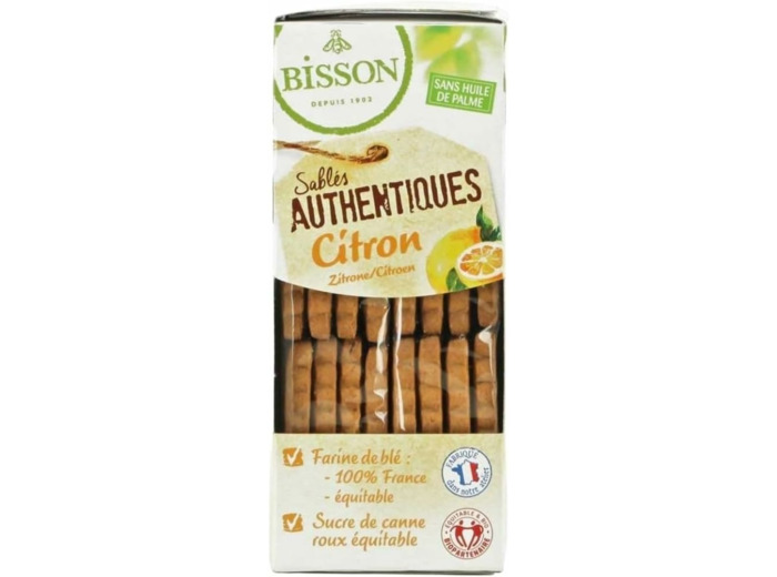 Biscuit citron Authentique 183g Bisson