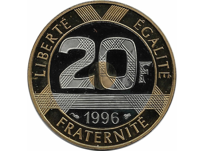 FRANCE 20 FRANCS MONT ST MICHEL 1996 BE BELLE EPREUVE