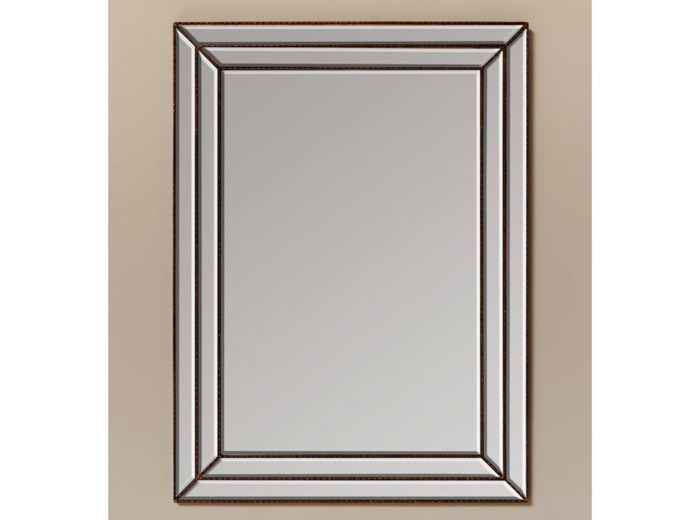 Miroir rectangulaire bords biseautés 74x100x3cm