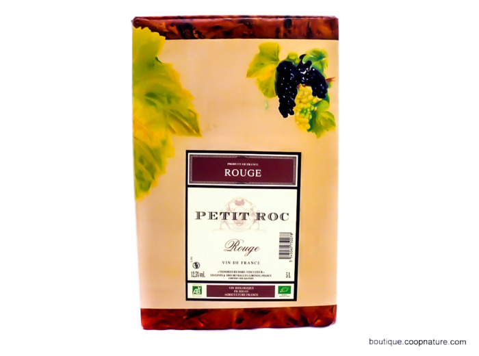Vin Rouge Cuvée du Petit Roc Cubi Bio 5L