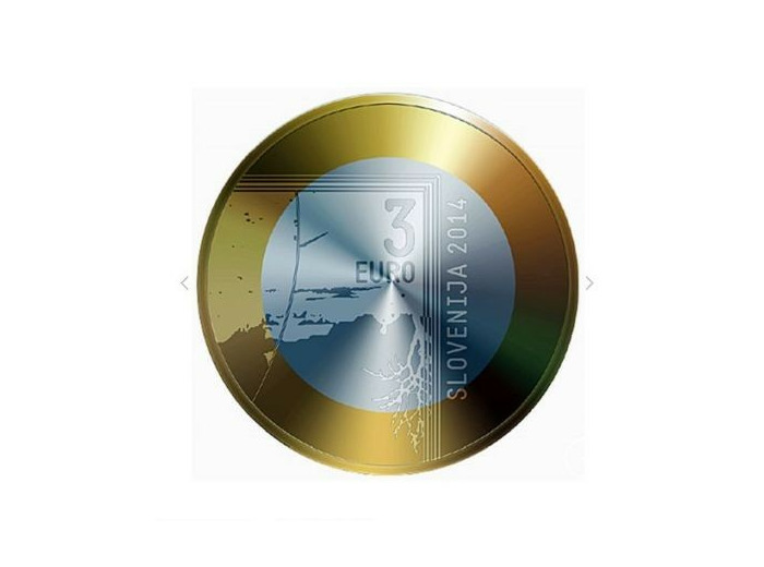 SLOVENIE 2014 3 EURO JANEZ PUHAR SUP