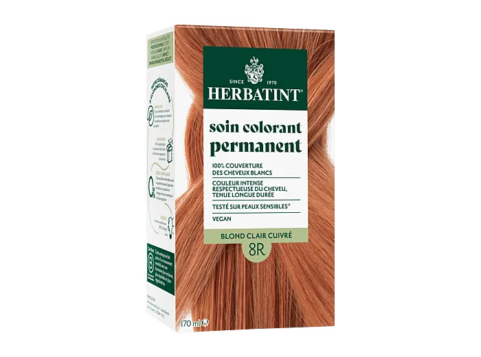 Coloration Blond Clair cuivré-8R-170ml-Herbatint