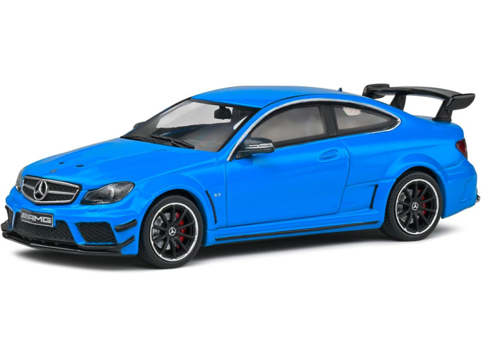 SOLIDO 4311607 - Mercedes C63 AMG 2012 Black Series - Blue - 1/43