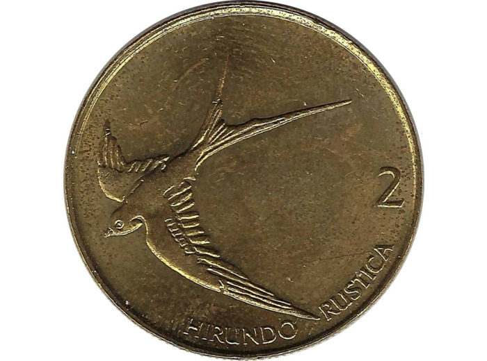 SLOVENIE 2 TOLARJA HIRONDELLE 2004 TTB+