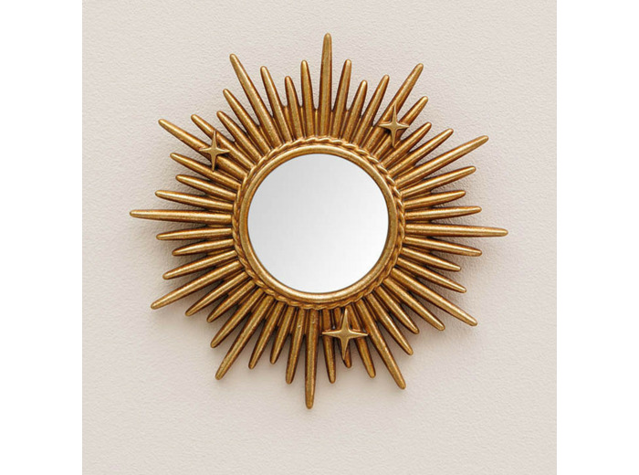 Miroir Lumus doré 20cm