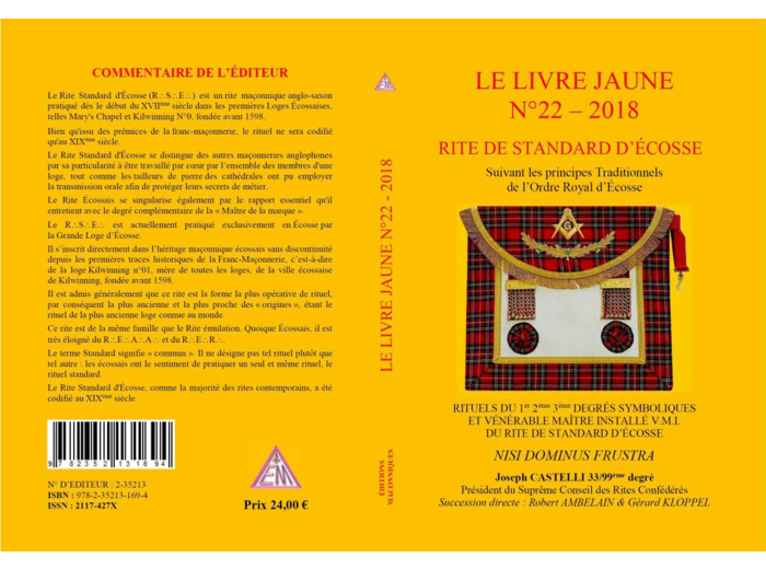 Le Livre Jaune N°22 - 2018
