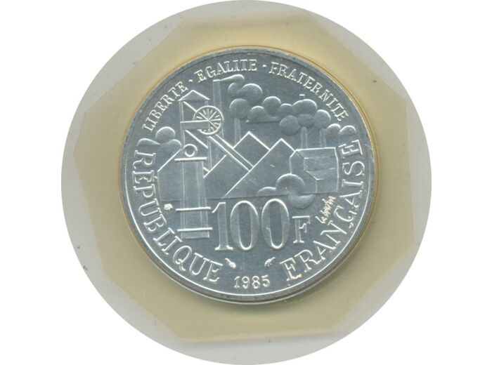 FRANCE 100 FRANCS 1985 EMILE ZOLA FDC (G900)