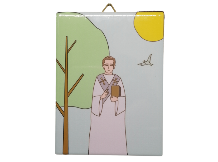 Saint Patron 6 Céramique 12x16cm, à suspendre