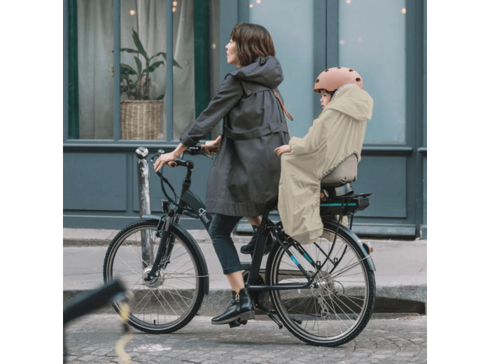Imperméable enfant pour siège vélo