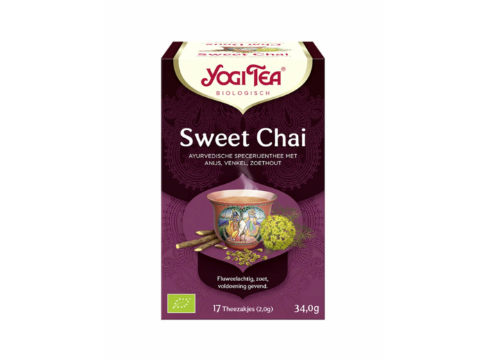 Tisane ayurveda chaï doux 17x2g Yogi Tea