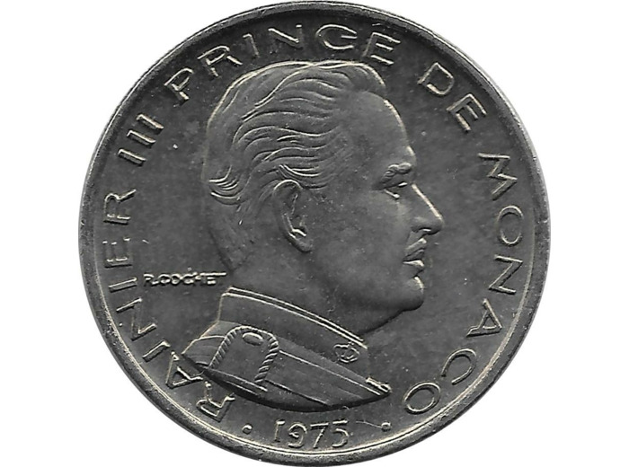 MONACO 1/2 FRANC 1975 FDC