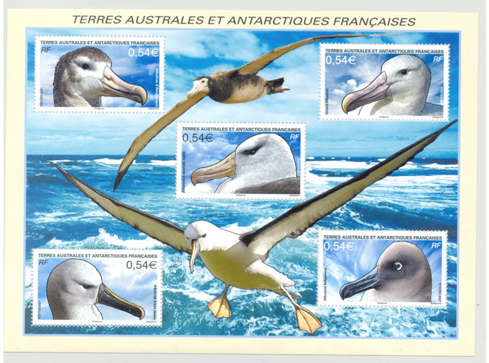 T.A.A.F TAAF Feuillet N17 YT17 OISEAUX ALBATROS NEUF ** LUXE