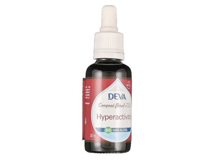 Composé Floral n°22 Sans Alcool Hyperactivité Bio 30ml