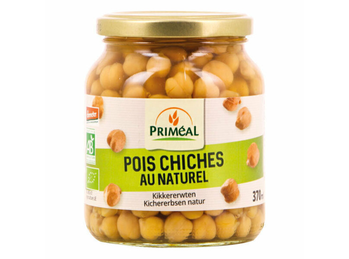 Pois chiches Bio au naturel-370ml-Priméal