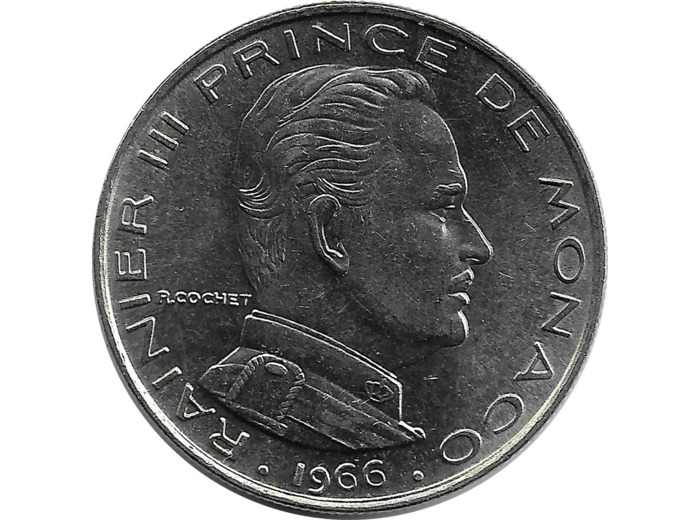 MONACO 1 FRANC 1966 TTB+