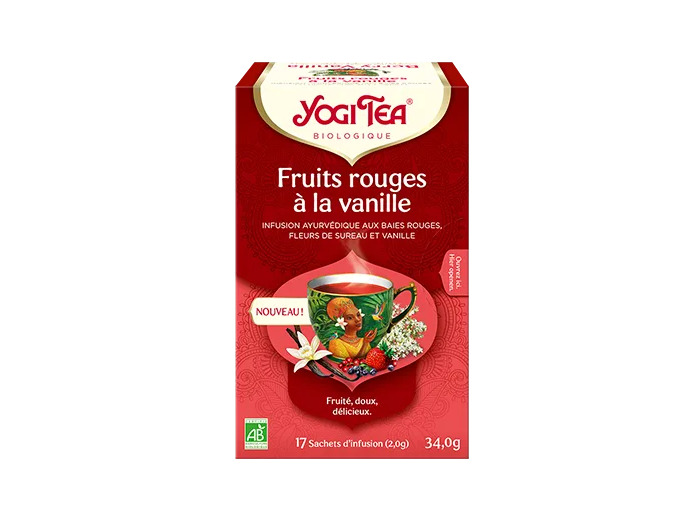Infusion Fruits rouges à la Vanille-17 sachets-Yogi Tea