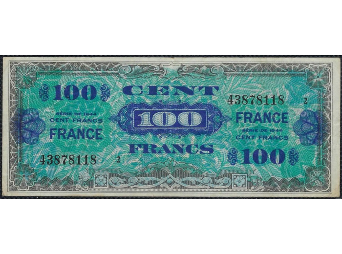 FRANCE 100 FRANCS FRANCE Type 1945 SERIE 2 TTB+ 118