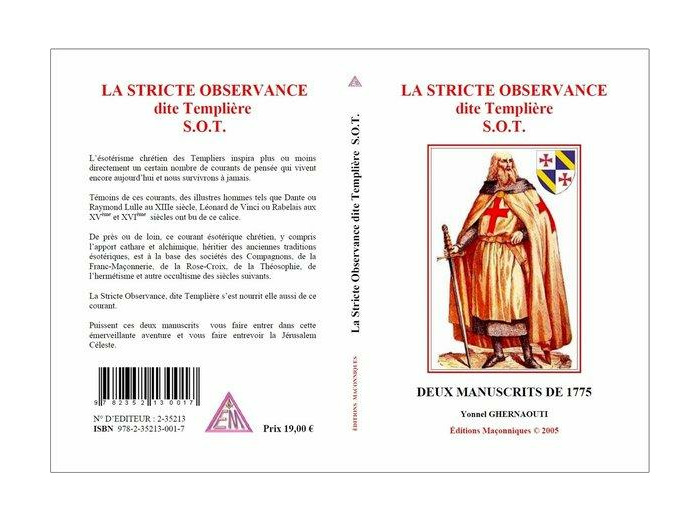 La Stricte Observance dite Templière - S.O.T.