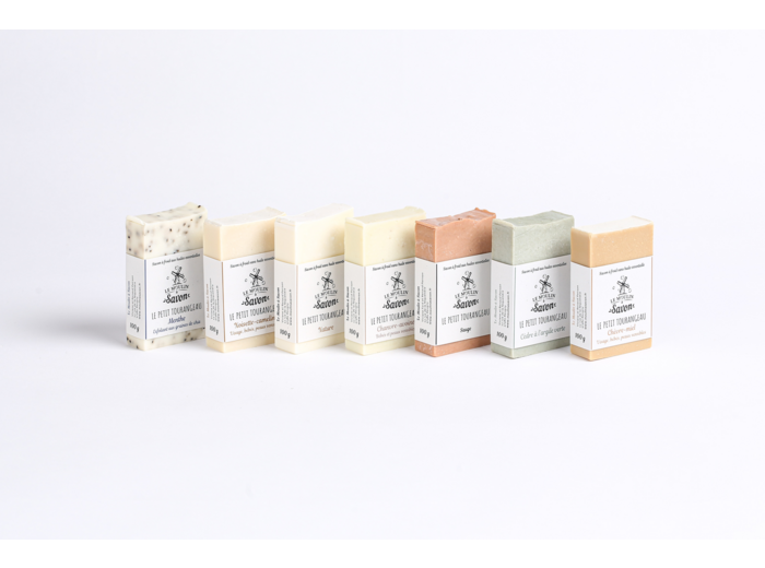 Lot des 7 savons de la gamme Le Petit Tourangeau