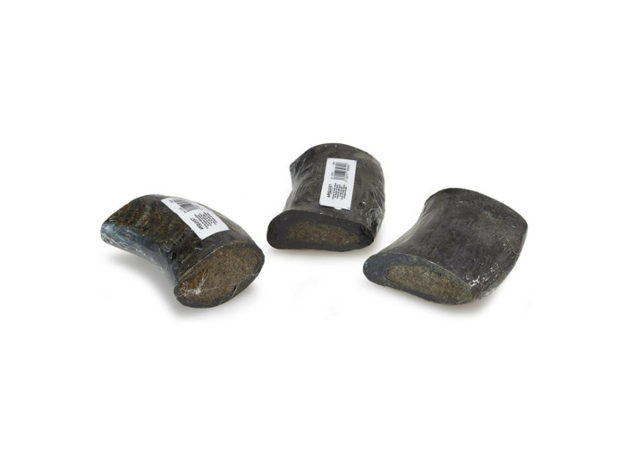 Corne de Buffle farcie au Foie de Buffle, pour chiens - 8 cm