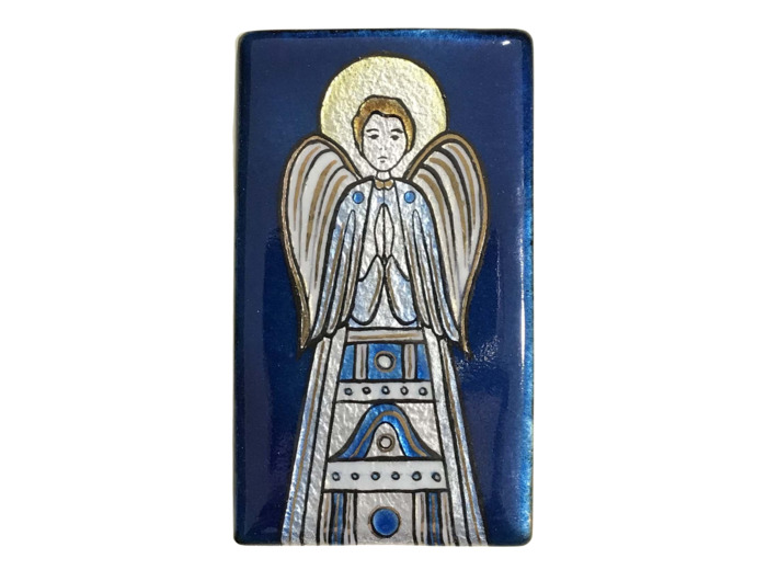 ANGE GARDIEN 9,5x5,5cm - EMAUX DU LIBAN