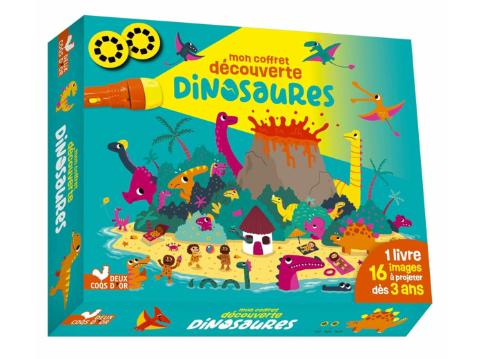 MON COFFRET DECOUVERTE DINOSAURES - COFFRET LAMPE