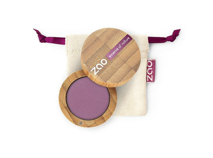 Ombre à paupières mate 215 Violet pourpre-Zao Make up