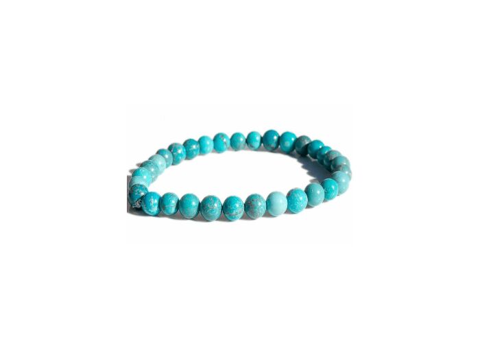 Bracelet en turquoise de Chine 6 mm