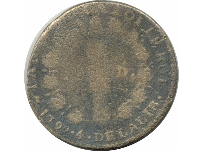 FRANCE 12 DENIERS FRANÇOIS 1792 D. (Dijon) B