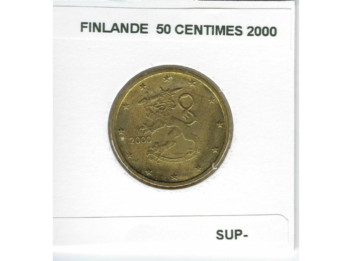 FINLANDE 2000 50 CENTIMES SUP-