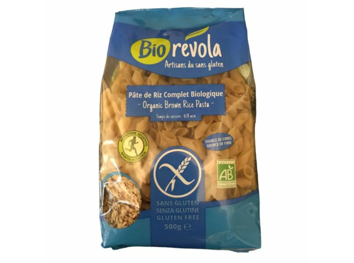 Mezze Riz complet sans gluten et Bio-500g-Révola
