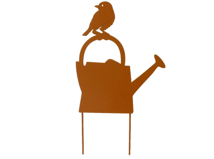 Silhouette déco jardin Arrosoir 21x38cm