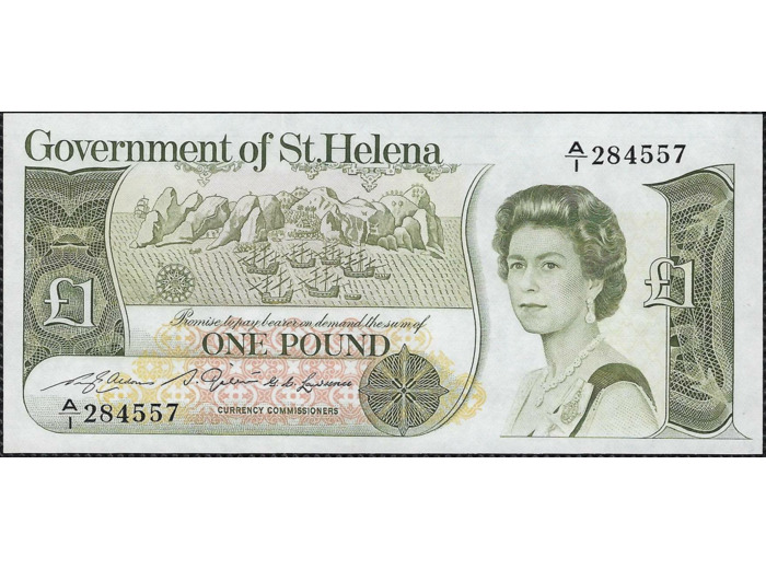 ST HELENE 1 POUND non daté (1981) SERIE A1 NEUF (W9a)
