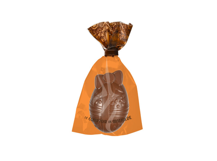 Oeuf chocolat à croquer sucre pétillant 30G