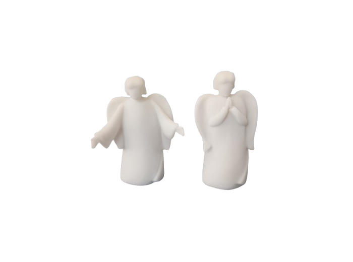Anges en Albâtre 8.5cm - 2 pièces