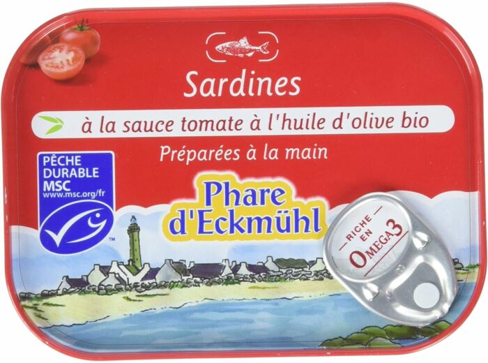 Sardines sauce tomate 135g Phare d Eckmühl