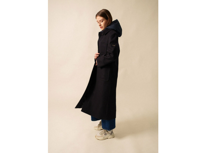 Manteau long Ste Klervy en laine