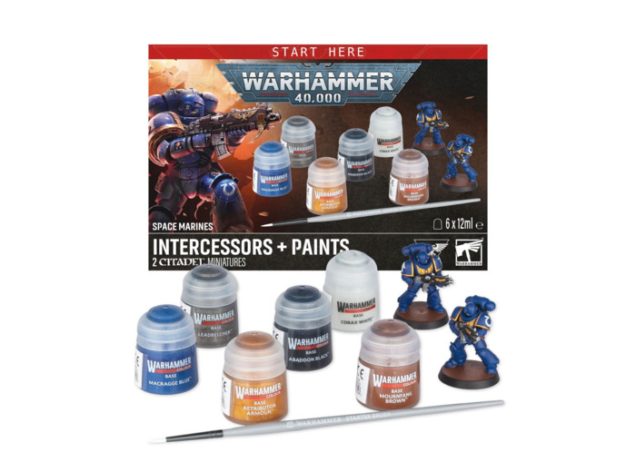 Warhammer 40 000 - Intercessors + Paints