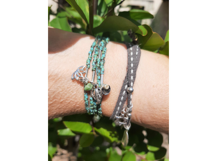 BRACELET MULTIRANGS LOTUS BLUE