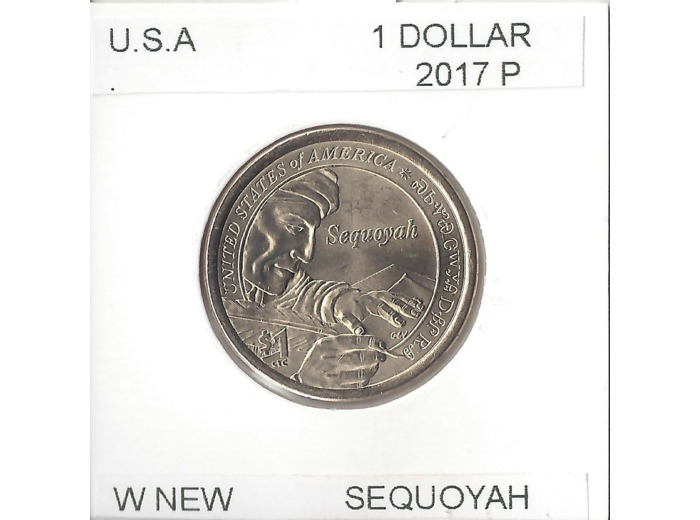 AMERIQUE (U.S.A) 1 DOLLAR 2017 P SEQUOYAH SUP