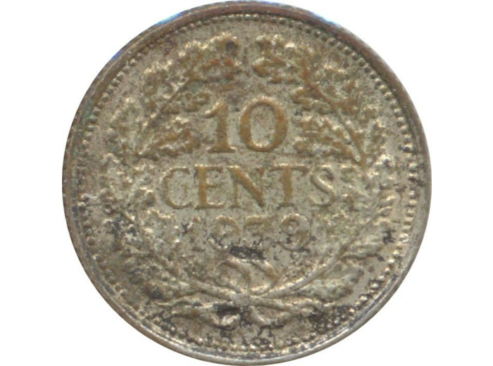PAYS-BAS HOLLANDE 10 CENTS 1939 TB+
