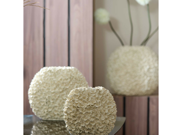 Vase décoratif PHYLIA texturé 32x17x28cm