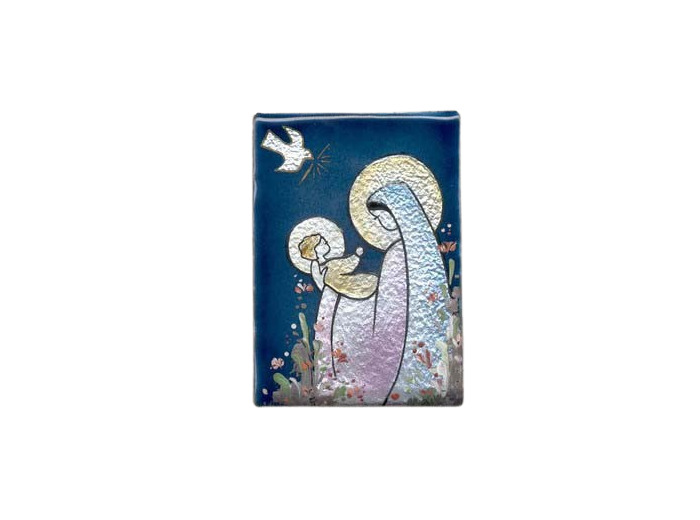 VIERGE de la PRESENTATION 9,6x6,8cm - EMAUX DU LIBAN
