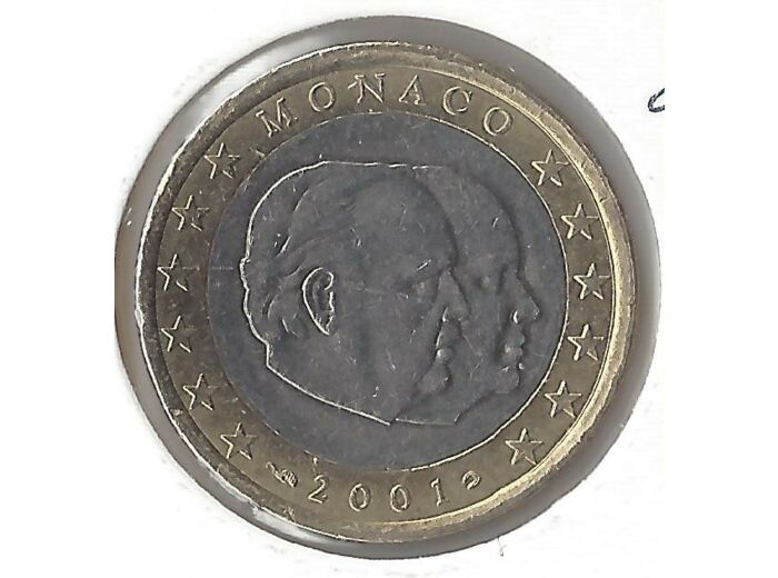 MONACO 2001 1 EURO SUP-