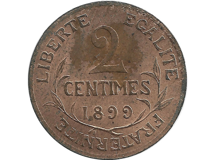 FRANCE 2 CENTIMES DUPUIS 1899 SUP