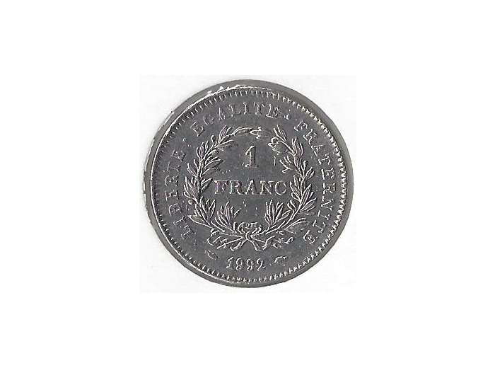 FRANCE 1 FRANC DUPRE 1992 TTB
