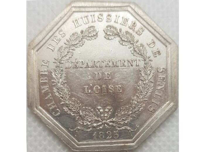 JETON - CHAMBRE DES HUISSIERS DEPARTEMENT DE L OISE 1825 TTB+