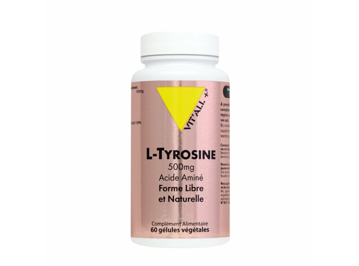 L-Tyrosine 500 mg-60 gélules-Vit'all+